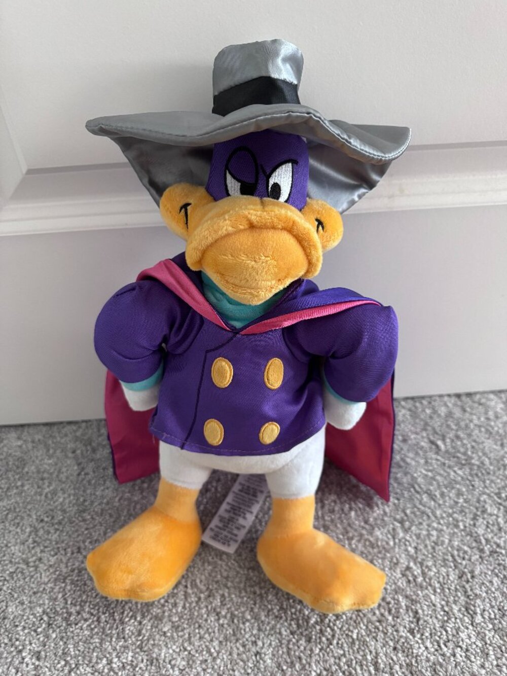 Disney 100 Decades Darkwing Duck 15” Plush Collectible Toy New without tags NWOT